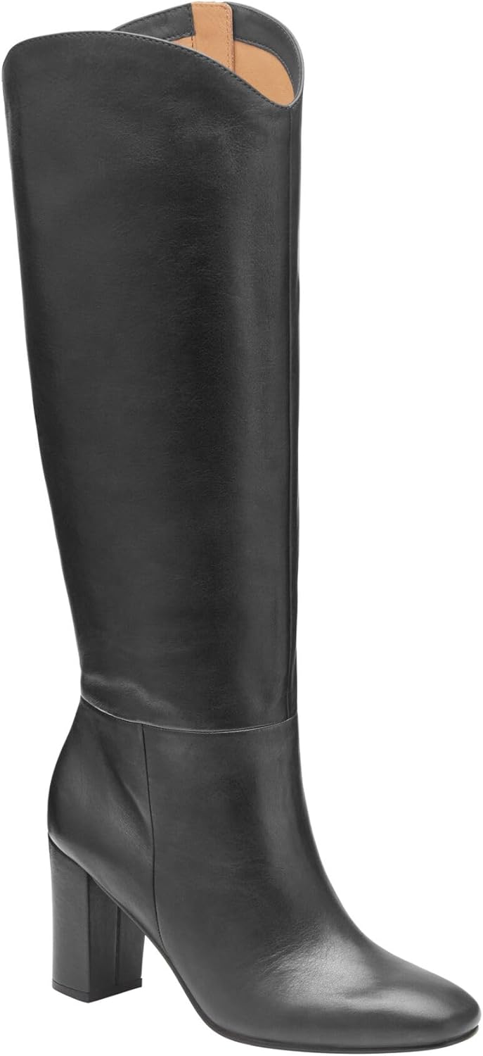 Knee-High Boots for Women – 3.25” Heeled Boots, Leather Boots for Women, Tall Boots