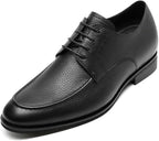 Men Oxford Height Increasing  Shoes Tuxedo Dress Shoes Genuine Leather 3.15'' Taller