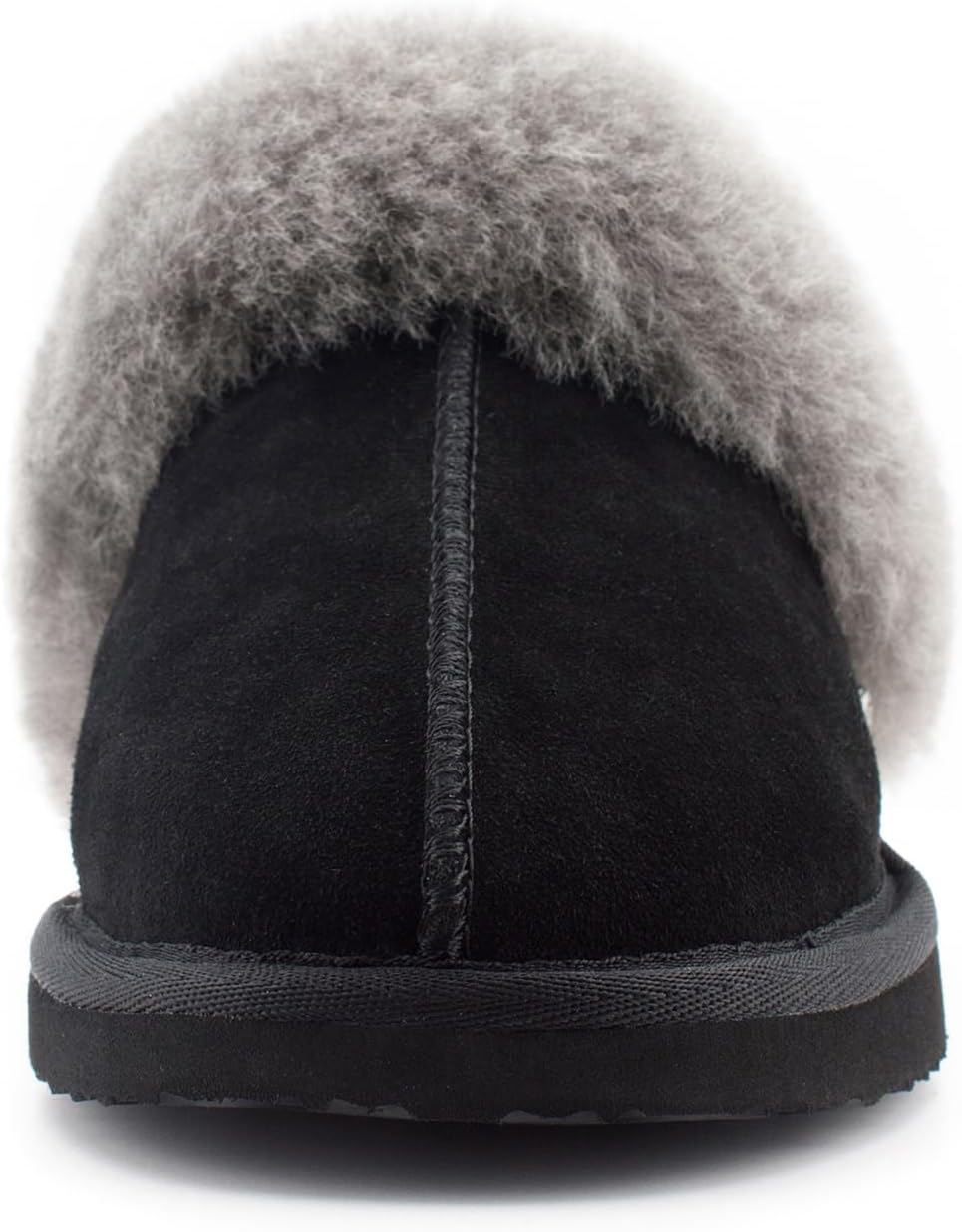 Women Sheepskin House Slippers Indoor Outdoor Shearling Shoes for Women