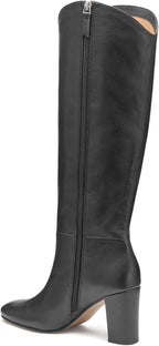 Knee-High Boots for Women – 3.25” Heeled Boots, Leather Boots for Women, Tall Boots
