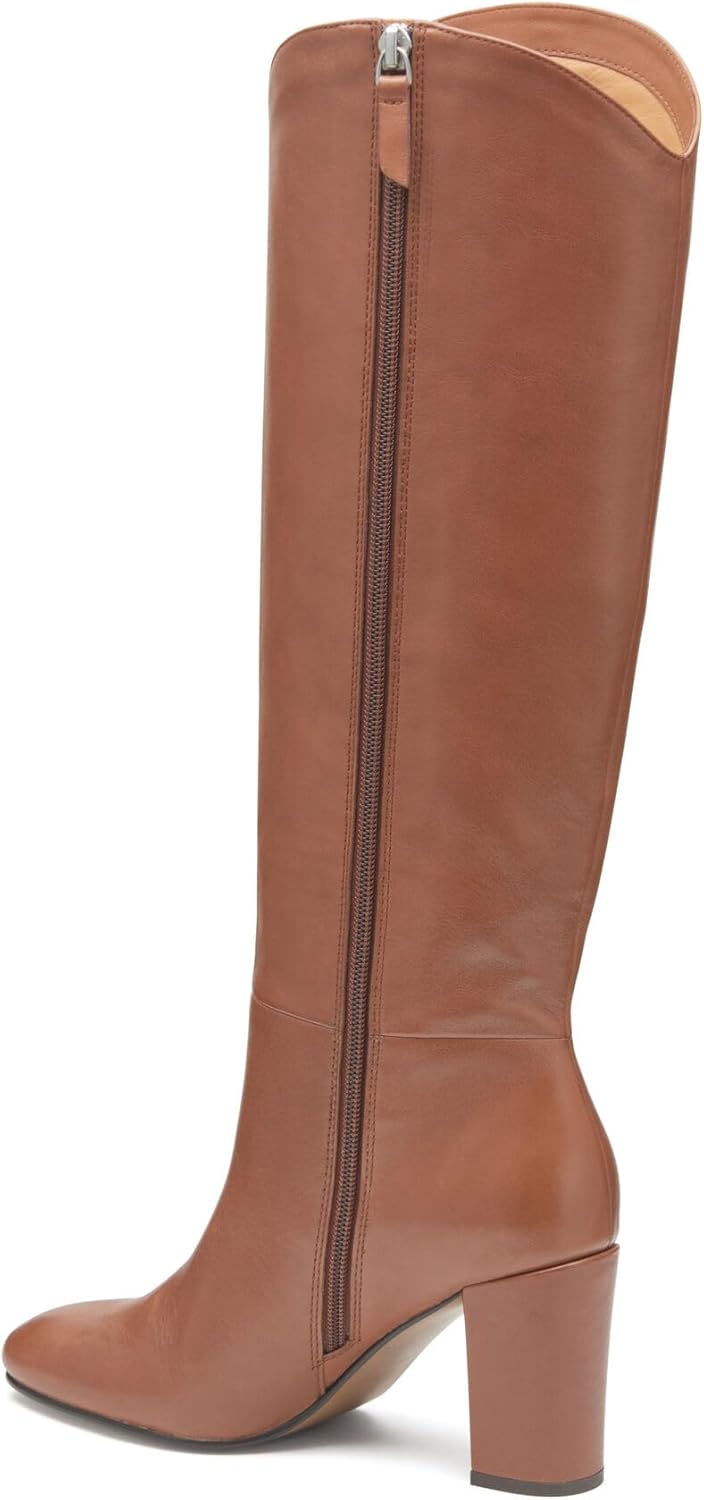 Knee-High Boots for Women – 3.25” Heeled Boots, Leather Boots for Women, Tall Boots