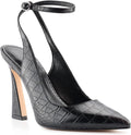 Women's Closed Toe Ankle Strap Heels Pointed Toe Pumps Shoes Slingback High Heel Wedding Dress Shoes