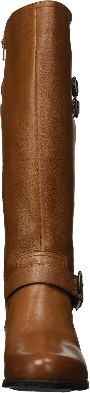 Women  Knee High Buckle Detail Riding Boot