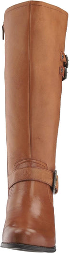 Women  Knee High Buckle Detail Riding Boot
